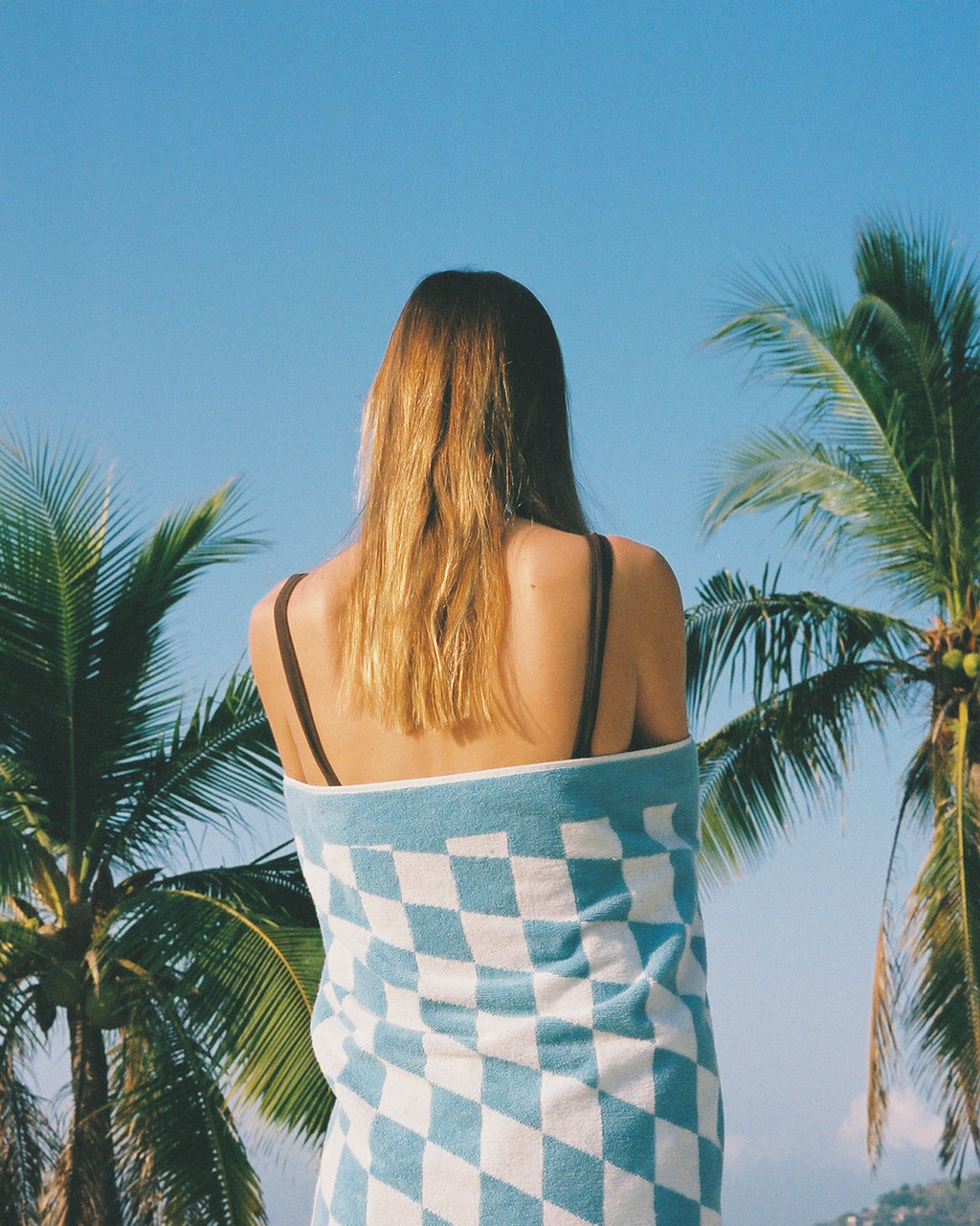 Aquatic Blue Organic Towel