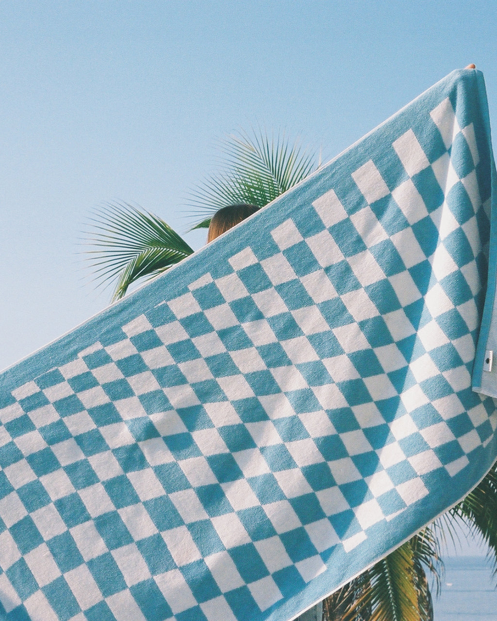 Aquatic Blue Organic Towel